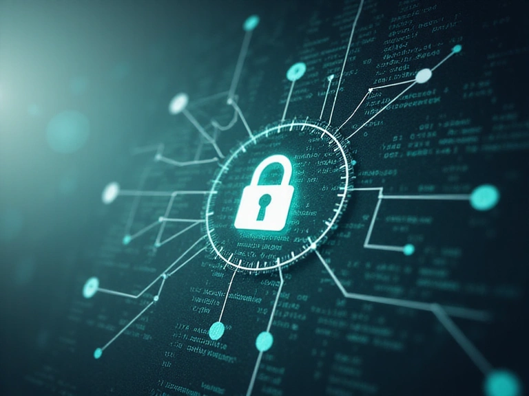 Immagine astratta che rappresenta documenti legali o la privacy dei dati, pulita e professionale