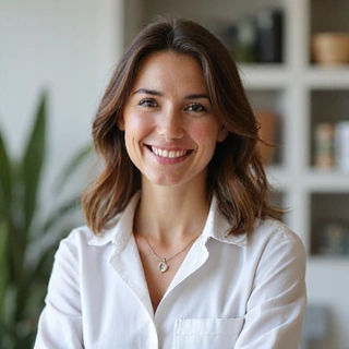 Porträt einer freundlichen Ernährungsberaterin